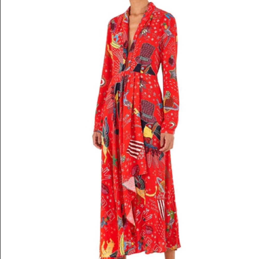 FARM RIO Carnival Maxi Dress S